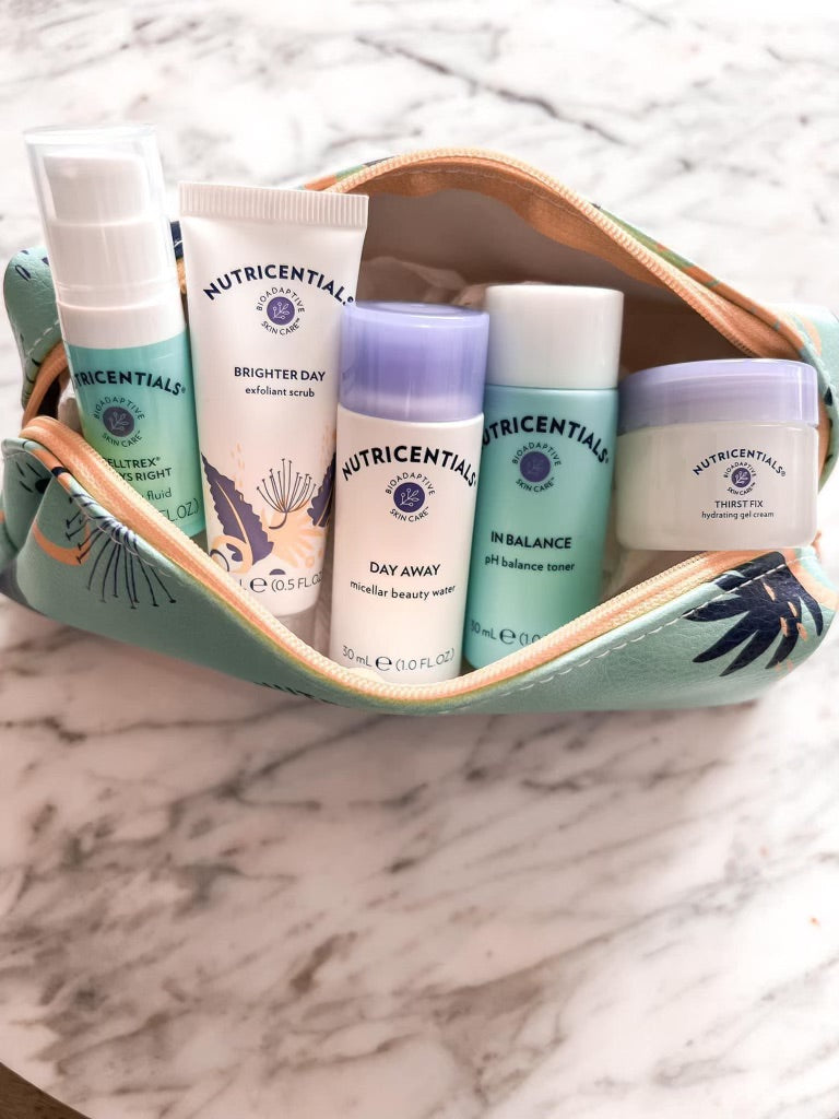 Nutricentials Trial Set with Cosmetic Bag